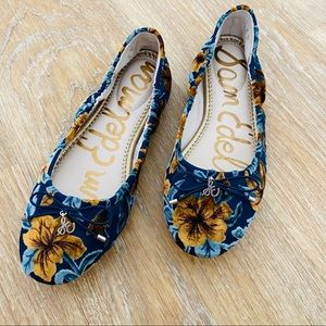 Sam Edelman Felicia velvet brocade ballet flat